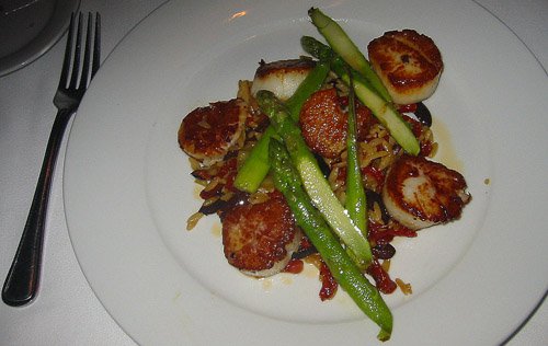 River Grille scallops