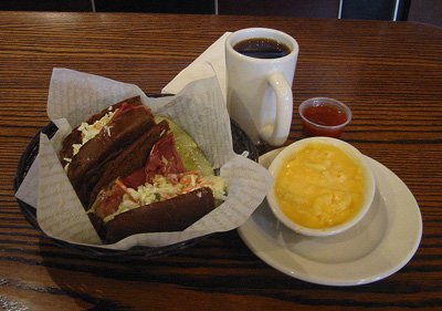 Grinders soup and sandwich