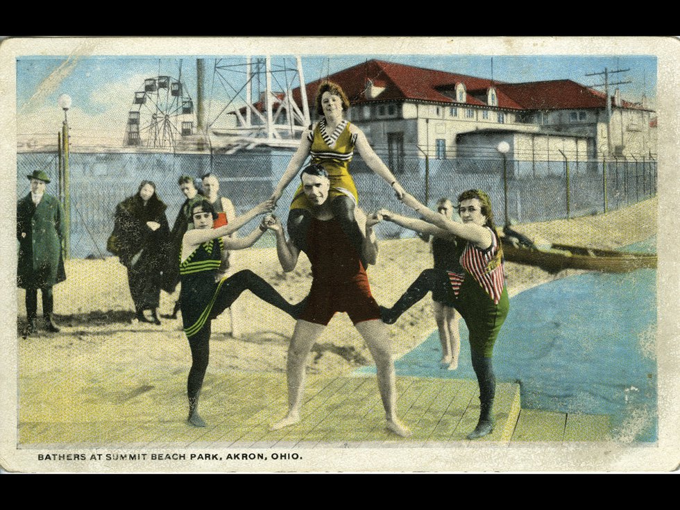 Bathers At Summit Beach Park  W.jpg